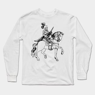 Medieval Knight on Horseback Long Sleeve T-Shirt